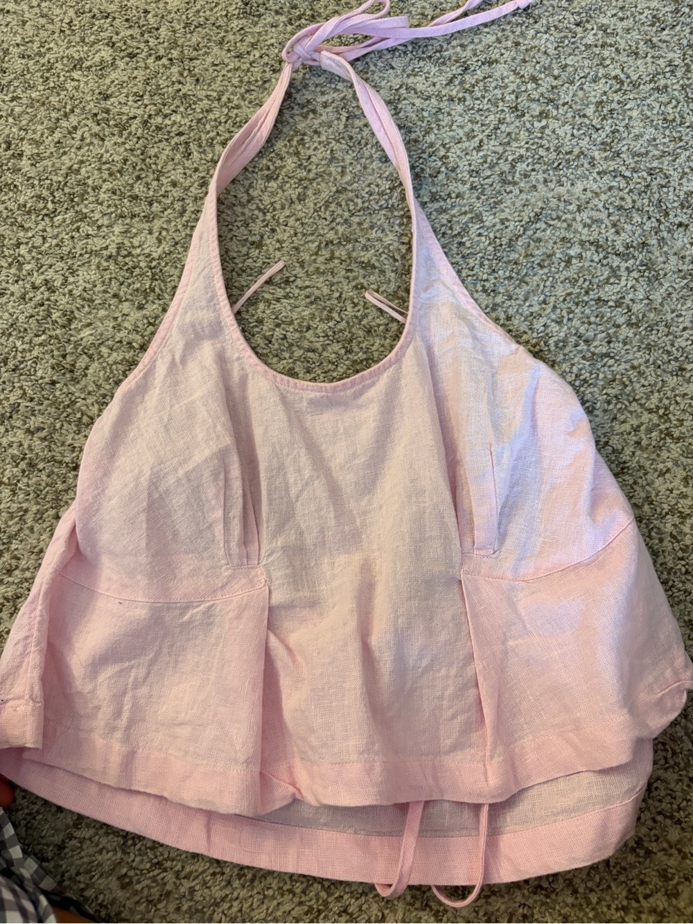 Free people linen halter top